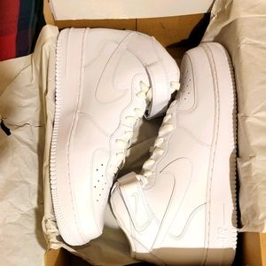 Men's Nike Air Force 1 Mid '07 White (Size 13)